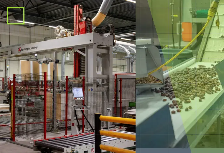Production process relating to finished-pack inspection