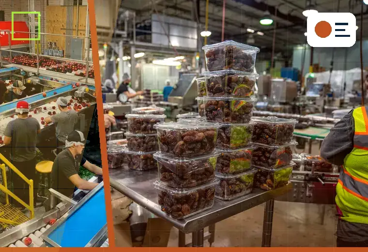 Production process relating to top labels
