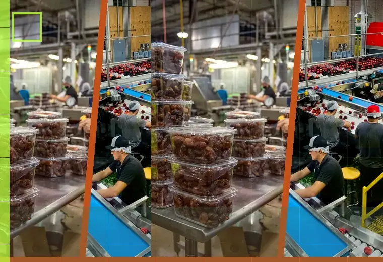 Production process relating to line clearance