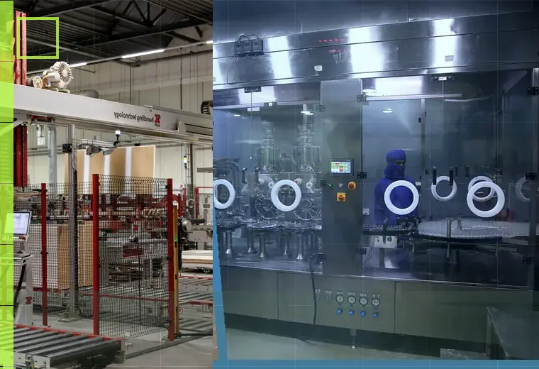 Production process relating to flour and starch